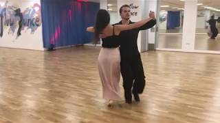 How to dance Natural Turn, Back Lock, Outside Change in Quickstep - Novice Net Worth