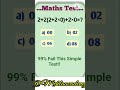 solve 👉| Math Quiz🧠👍 #shorts  #ssc #mathchallenge #puzzles