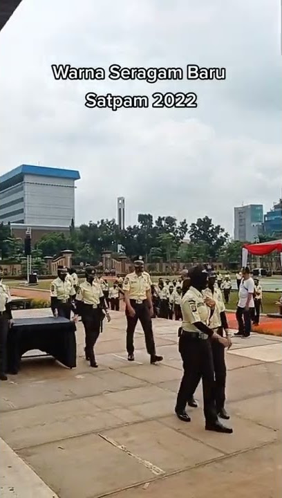 Warna Seragam Satpam Baru  Tahun 2022. Semoga Tidak Ganti lagi. #shorts