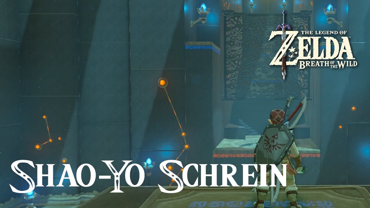 Zelda Breath Of The Wild Shao Yo Schrein Shao-Yo Shrine Complete (and Chests) - YouTube