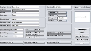 How to create Payroll Systems in Java NetBean - Tutorial 2