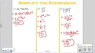 Alg2: Unit 5 Day 1- Simplifying Polynomials