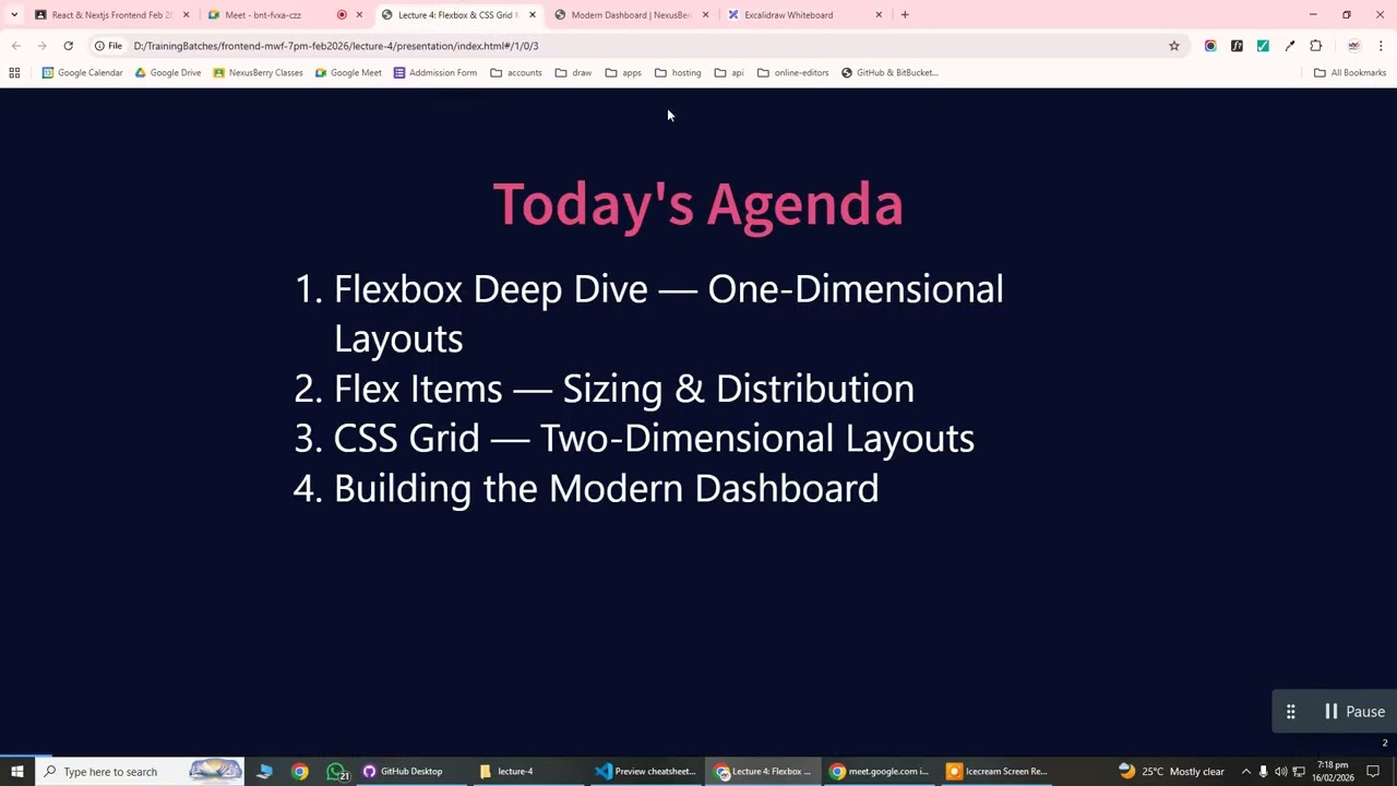 Lecture 4: Flexbox & CSS Grid Mastery