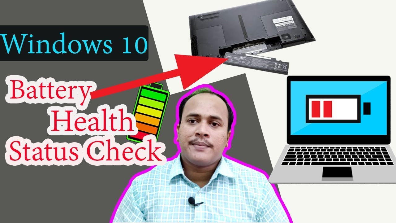 How to check laptop battery health status | How to check laptop battery