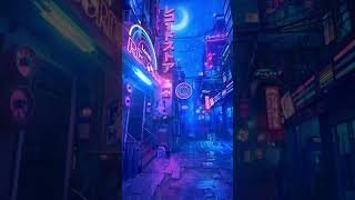 Midnight Neon at Luna's Records #Cyberpunk #NeonVibes #Synthwave #LofiChill #RetroFuture #Vaporwave