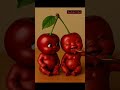 🍒Baby Cherry Eating Cartoon Face | Cute &amp; Viral Shorts