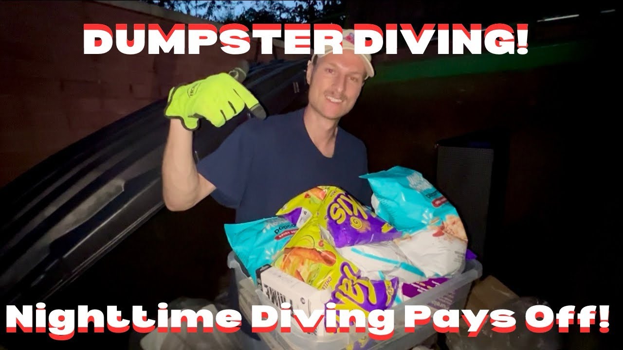 Nighttime Dumpster Diving Pays Off!