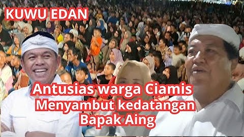 KUWU EDAN‼️Antusias warga Ciamis menyambut kedatangan Bapak Aing##viral ##kuwuedan #kdm