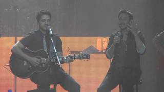 Video thumbnail of ""Llegaste Tú" Luis Fonsi y Luciano Pereyra - Luna Park 2014"