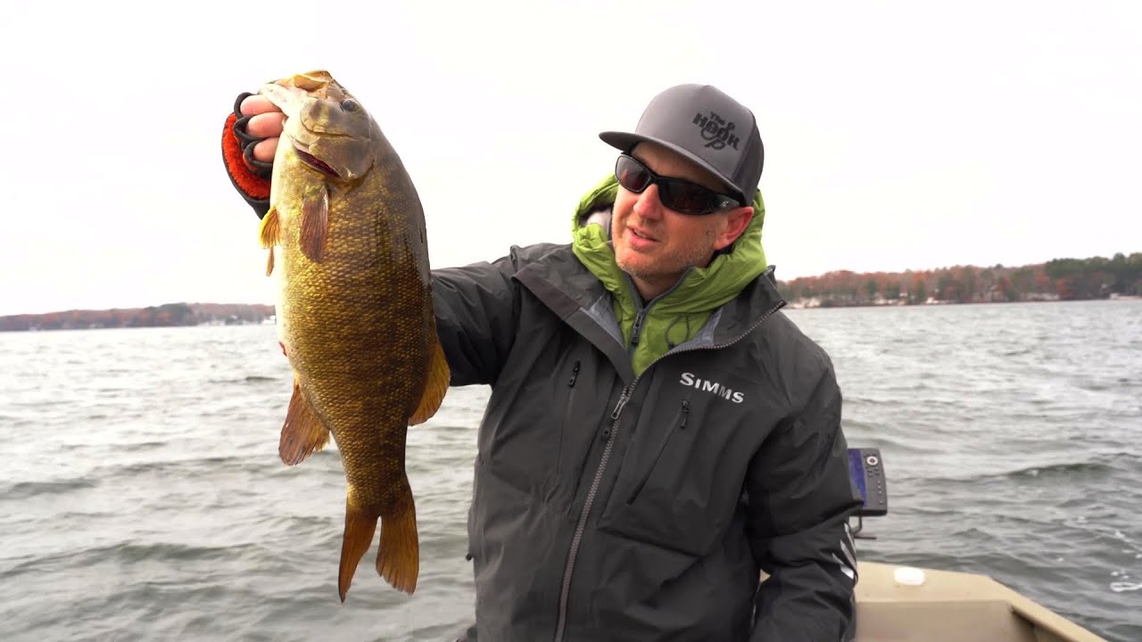 Fishing For Big Smallmouth With New Exclusive Simms Gear! - YouTube