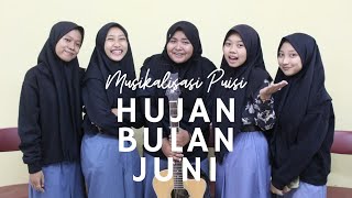 Viral..!!! Cewek Cantik Suara Merdu | Musikalisasi Puisi Hujan Bulan Juni Karya Sapardi Djoko Damono