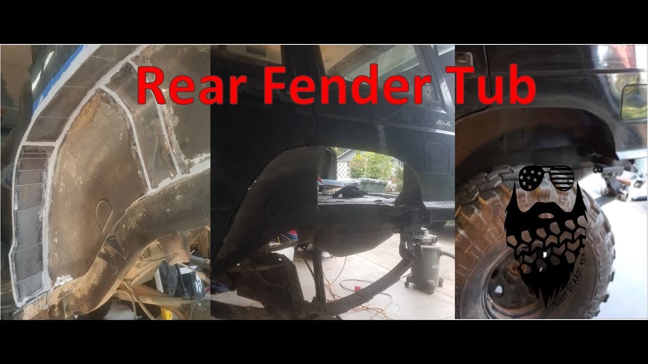 Jeep Cherokee XJ Rear Fender Stretch