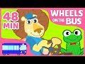 The Wheels on the Bus   More English Nursery Rhymes for Children & Kids Songs