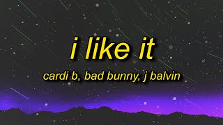 Cardi B, Bad Bunny, J Balvin - I Like It (Lyrics) slowed + reverb | yeah baby i like it like that