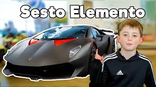 10-Year-Old @SupercarLuke Explores RARE Lamborghini Sesto Elemento!