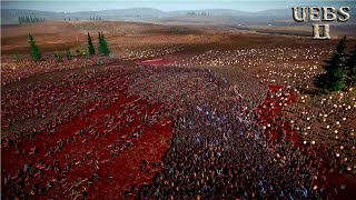 6,000 LASER KNIGHTS & 200,000 ROMAN GENERALS vs 3,000,000 SPARTANS | Epic Battle Simulator 2 UEBS 2