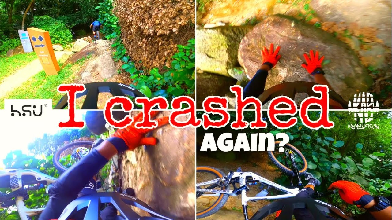 RAW Horrible Crashed @ Double Black Diamond Line in Ketam MTB Trail 