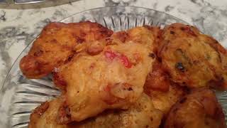 BEST JAMAICAN FRIED SALTFISH FRITTERS YOU WILL EVER TASTE/SALTFISH FRETTERS RECIPE #friedfritters
#friedfritters #saltfishfritters #jamaicanfritters #jamaicansalftfishfriedfritters @lovemybabiesforever
Here is the recipe
×1 and a half cups of flour
×2/3 cup of water or enough to get to the proper consistency
cut the veggies to your liking
×saltfish- boil 2times to eliminate the salt
×onion
×tomato
×peppers
×thyme
×salt
×seasonings
In a few teaspoons of oil, saute all veggies until tender, season to your liking the add the SALTFISH
Combine all ingredients dry ingredients and water in a bowl and mix with a fork to the consistency thicker than pancake mix.
Use a spoon to drop them in oil to fry! Then enjoy! Serve with a protein of your choice or alone. BEST JAMAICAN FRIED SALTFISH FRITTERS YOU WILL EVER TASTE/SALTFISH FRETTERS RECIPE #friedfritters