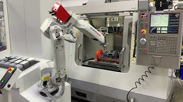 VID-21 CNC Automation | Haas VF-2SS automated by RoboJob-USA
