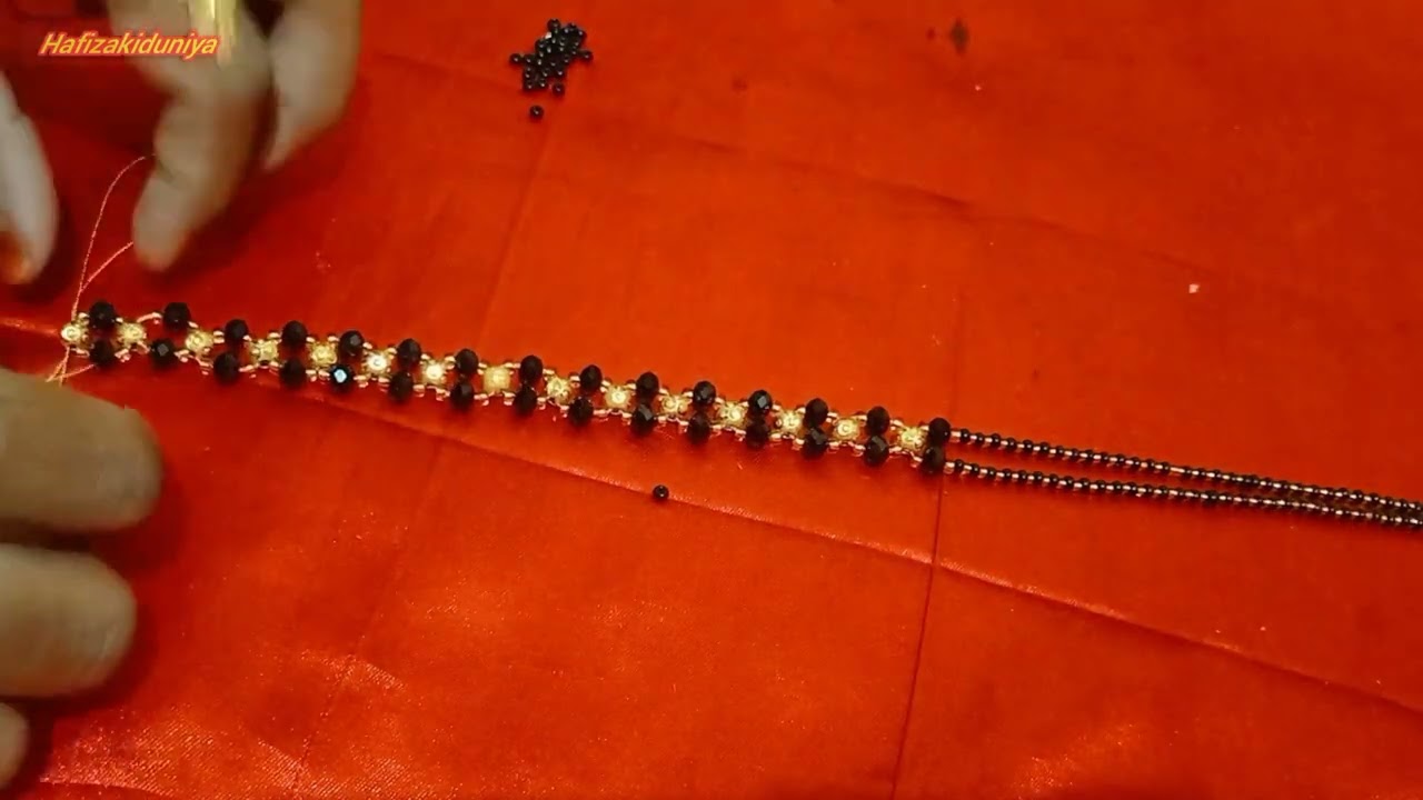 long Mangalsutra कैसे बनाई बनाने का तरीका जबरदस्त डिझाईन ,patii 