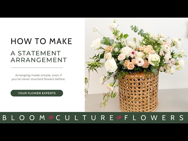 How To Make A Simple Flower Arrangement