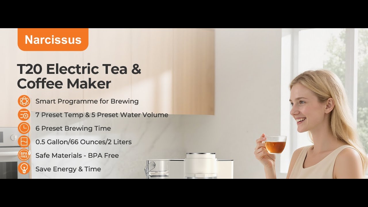 Narcissus T20 Tea Master Machine - YouTube