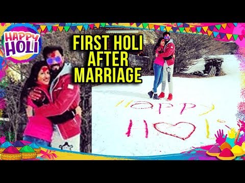 Gaurav Chopra And Wife Hitisha's FIRST HOLI After MARRIAGE
