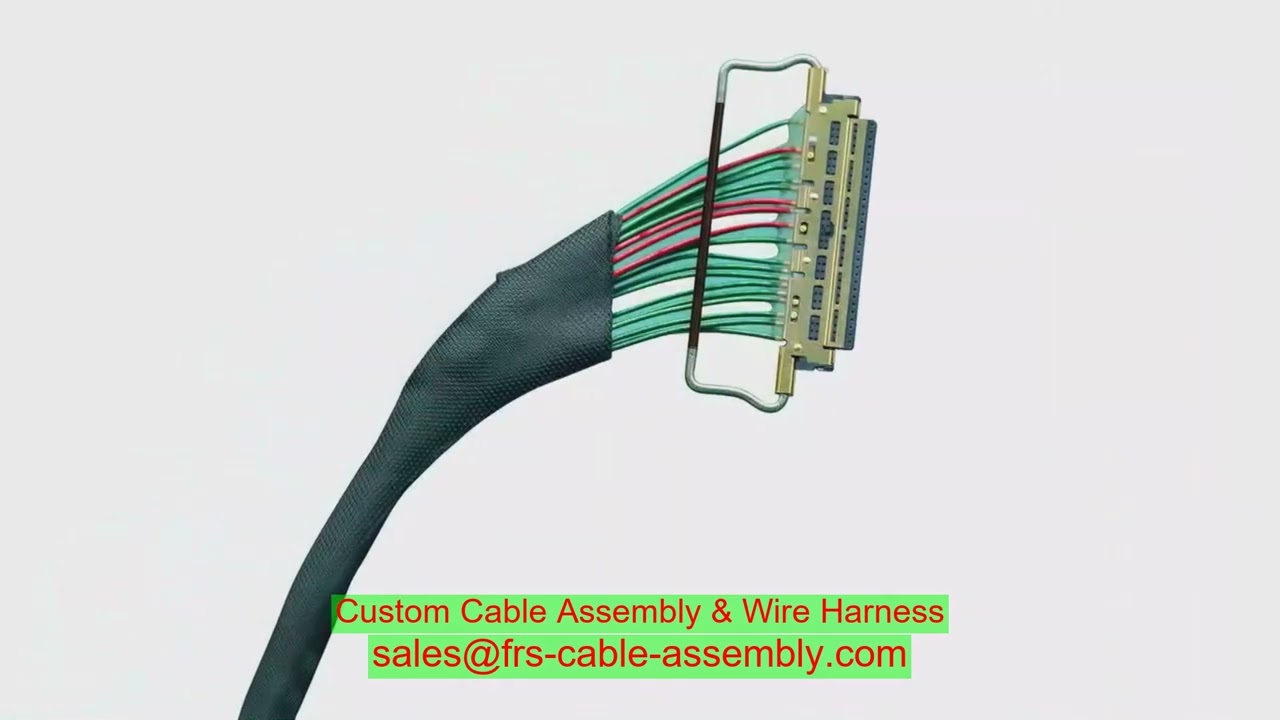 china auto wiring harness manufacturer Custom both end FI-X30HL connector 30pin JAE LVDS cable for d