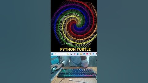 Amazing Python Turtle graphics design | Python Turtle | Python turtle shorts #python #pythonturtle