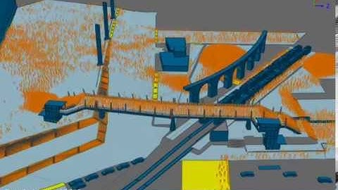 Stadium event pedestrian simulation with Mass Motion