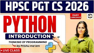 Celebrity 1  HPSC PGT CS Python Series Day 1   Introduction to Python Programming   Live Wealth