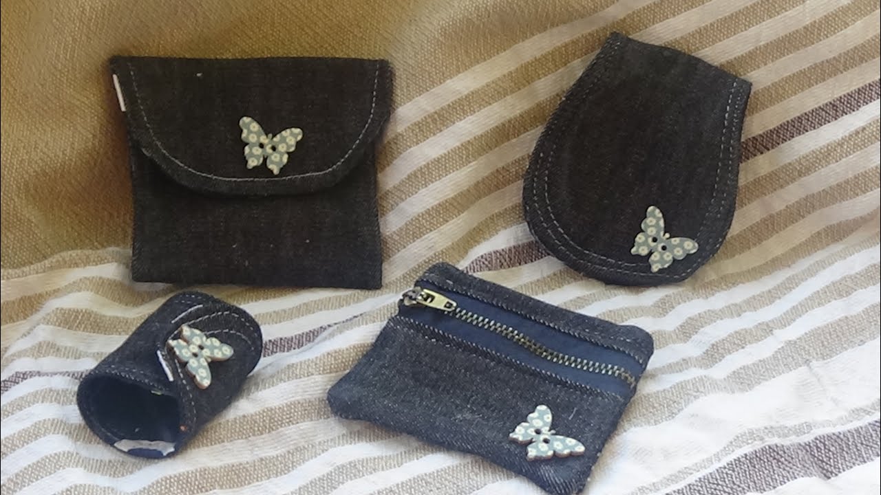 facilisimas ideas  con un poco de tela vaquera