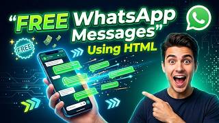 How To Send Free WhatsApp Messages Using HTML, How To Send message on Whatsapp Without Saving Number