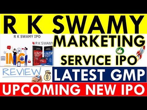 R K SWAMY IPO REVIEW 💥 APPLY OR NOT? R K SWAMY IPO GMP TODAY • APPLY DATE 
