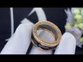 daikun jewelry bulgari b zero1 two band ring with two a black ceramic spiral 347042 mp3