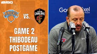 Thibs Reacts to Physical Game 2 Loss vs Cavs \& Adjustments for Game 3 | New York Knicks