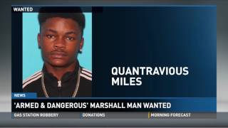 Armed and Dangerous Marshall Man Wanted