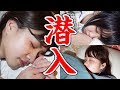 真夜中の女の子の部屋に潜入してひたすら寝顔を公開するドッキリ！【無限寝顔ドッキリ】