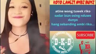 KOYO LANGIT AMBI BUMI KARAOKE DANGDUT (Duet Bersama Artis Smule)