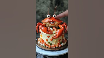 Thumbnail of 🦀 Squishy Crab Cake Gets SQUEEZED!  ASMR Crunch & Squish Delight 🎂