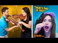 Violin Duo STUN Strangers With Song Requests