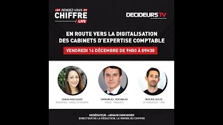 Les Rendez-vous du Chiffre Live : En route vers la digitalisation des cabinets d'expertise comptable