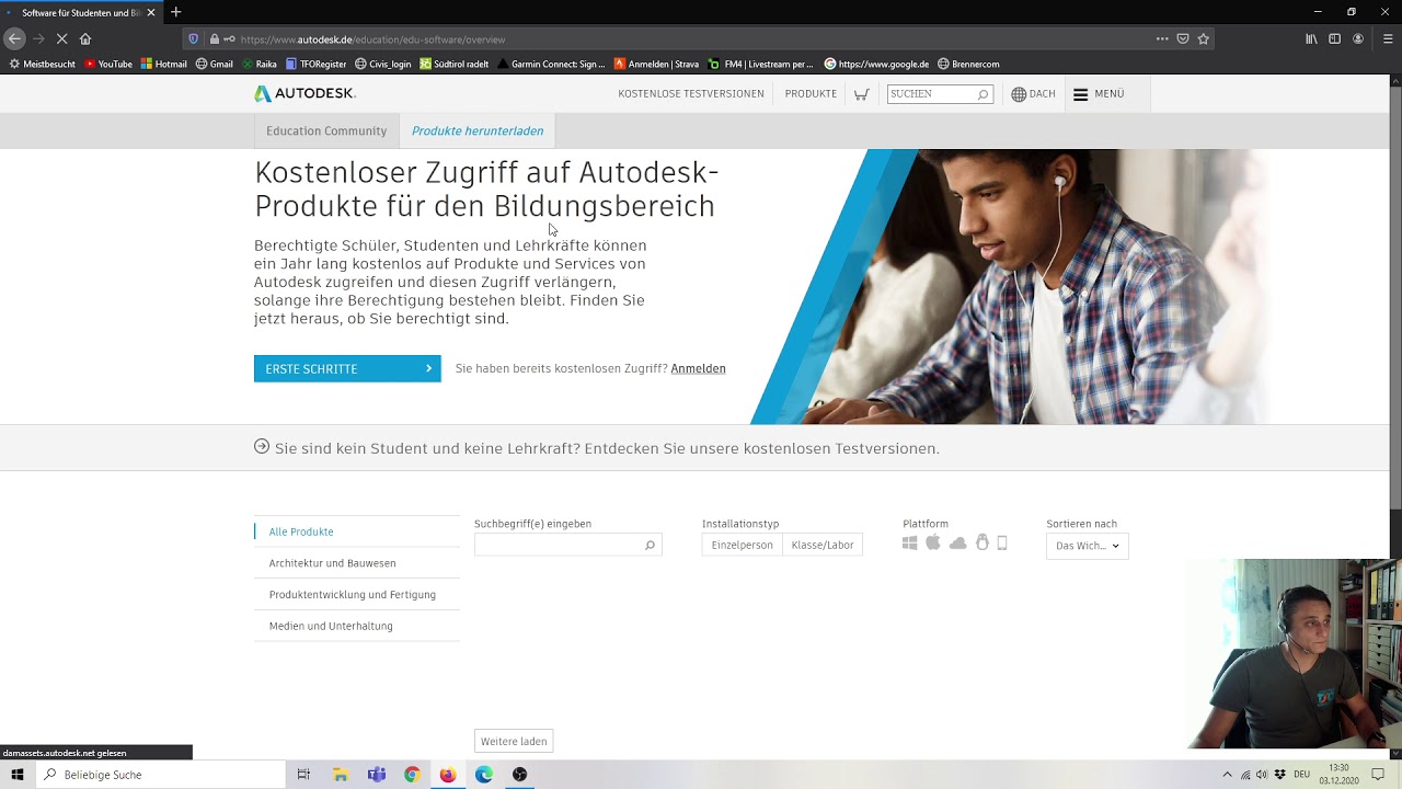 New Update Wie erhalte ich eine Autodesk Studentenversion