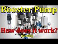 How to control Booster Pump? How Does It work as a pump? Working procedure of Booster pump ! in EN