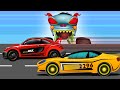 Car Race Scary | Haunted House Monster Truck