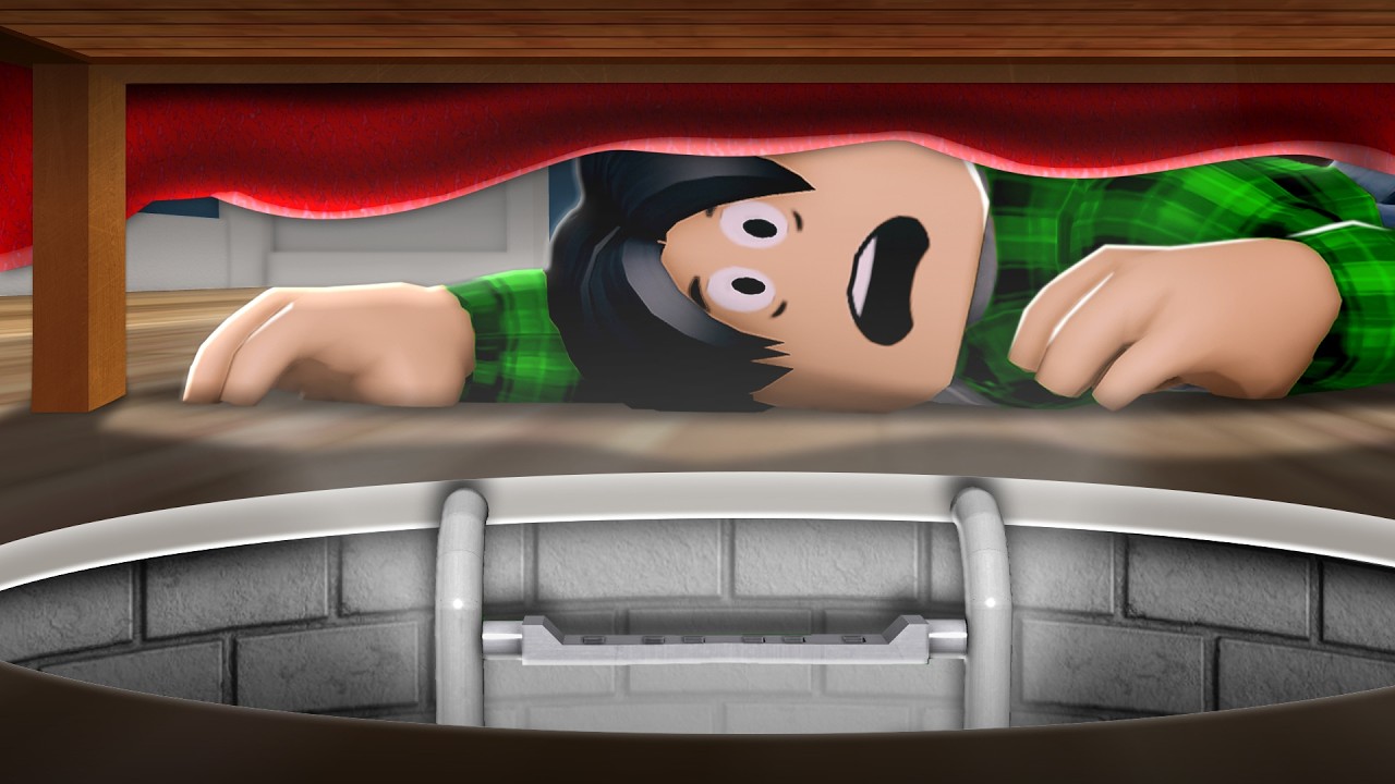 He Found A HIDDEN TUNNEL Under His House! (A Roblox Movie)