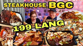 199 PESOS LANG!-Steakhouse Business Lunch in Bonifacio Global City, BGC.