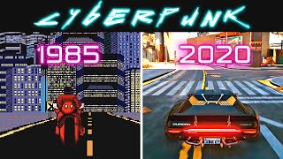 Evolution of Cyberpunk Video Games 1985 - 2020