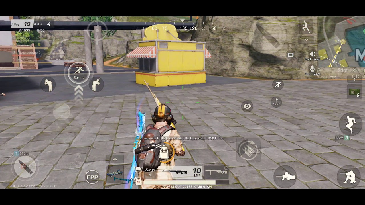 Knives out! No rules, just fight!