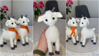Козочка крючком // Часть 2 // Вяжем туловище // Подробный мастер-класс //